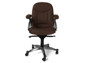 Fauteuil / chaise de bureau chocolat Enzo