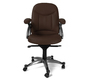 Fauteuil / chaise de bureau chocolat Enzo