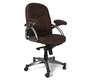 Fauteuil / chaise de bureau chocolat Enzo