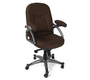 Fauteuil / chaise de bureau chocolat Enzo
