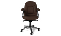 Fauteuil / chaise de bureau chocolat Enzo