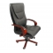 Fauteuil / chaise de bureau cuir noir Michelangelo