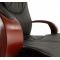 Fauteuil / chaise de bureau cuir noir Michelangelo