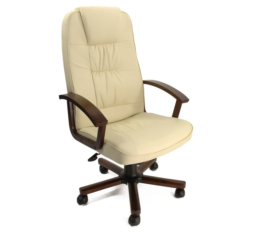 Fauteuil / chaise de bureau ivoire Venus
