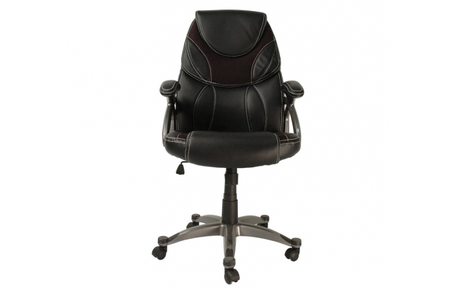Fauteuil / chaise de bureau noir moderne Alessandro