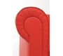 Fauteuil Chesterfield coloris rouge