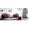 Fauteuil Club cuir marron clair - cro&ucirc;te de cuir