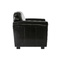 Fauteuil Club cuir noir - cuir de buffle