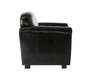 Fauteuil Club cuir noir - cuir de buffle