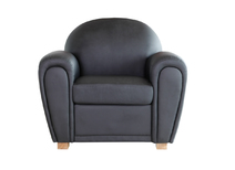 Fauteuil Club cuir noir NEW CLUB