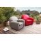 Fauteuil Club cuir rouge NEW CLUB