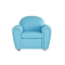 Fauteuil Club cuir turquoise NEW CLUB