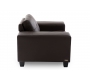 Fauteuil cuir chocolat ANDERSON