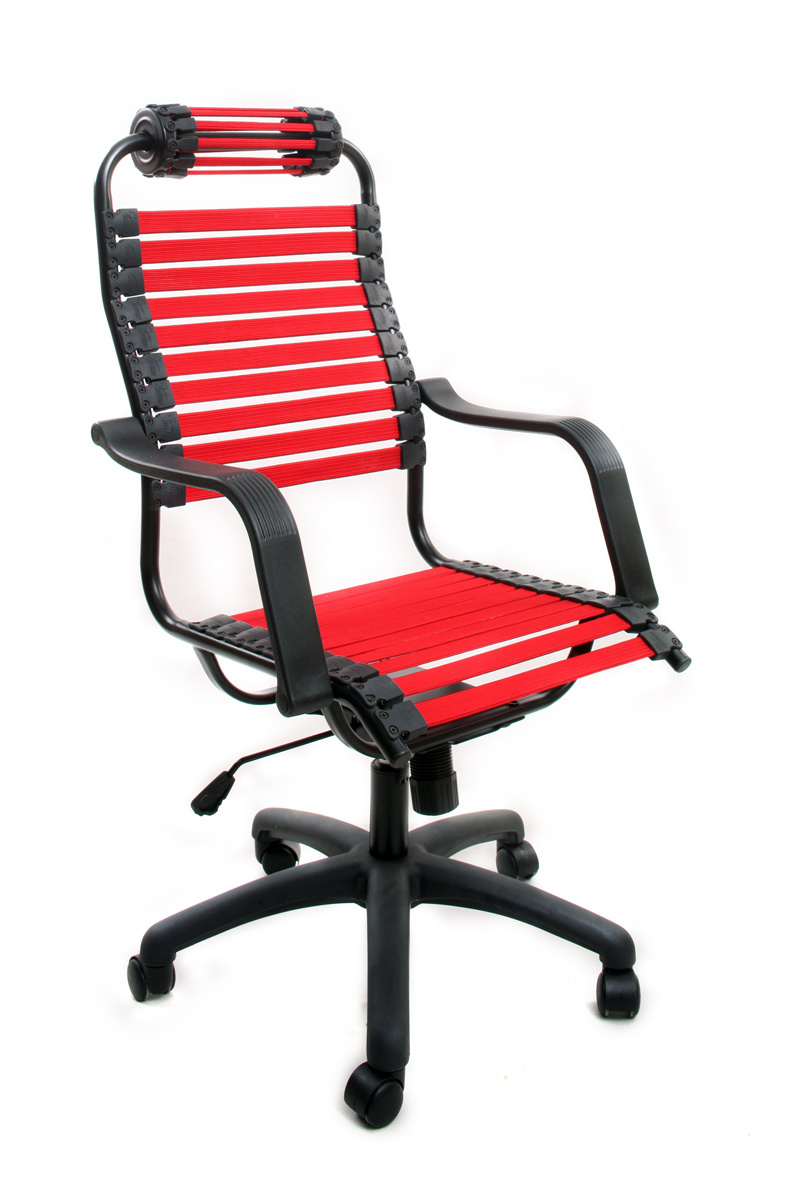 Fauteuil de bureau design Elastique Rouge Stardust V1