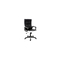 Fauteuil de bureau design noir et blanc LORENZO