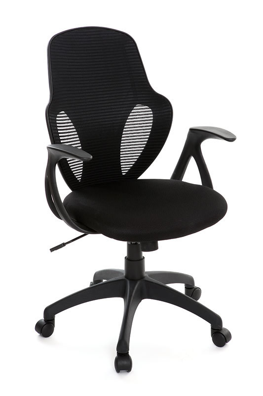 Fauteuil de bureau design noir KIRBY