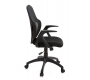 Fauteuil de bureau design noir KIRBY