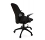 Fauteuil de bureau design noir KIRBY