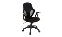 Fauteuil de bureau design noir KIRBY