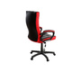 Fauteuil de bureau design rouge et noir LORENZO