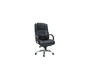 Fauteuil de bureau / direction en cuir noir Donatello