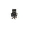 Fauteuil de bureau / direction en cuir noir Monalisa