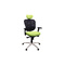 Fauteuil de bureau ergonomique anis et noir UP TO YOU