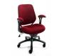Fauteuil de bureau Tissu Maille Bordeaux Leni V1