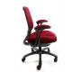 Fauteuil de bureau Tissu Maille Bordeaux Leni V1