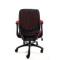 Fauteuil de bureau Tissu Maille Bordeaux Leni V1