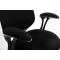 Fauteuil de bureau Tissu Maille Noir Leni V1