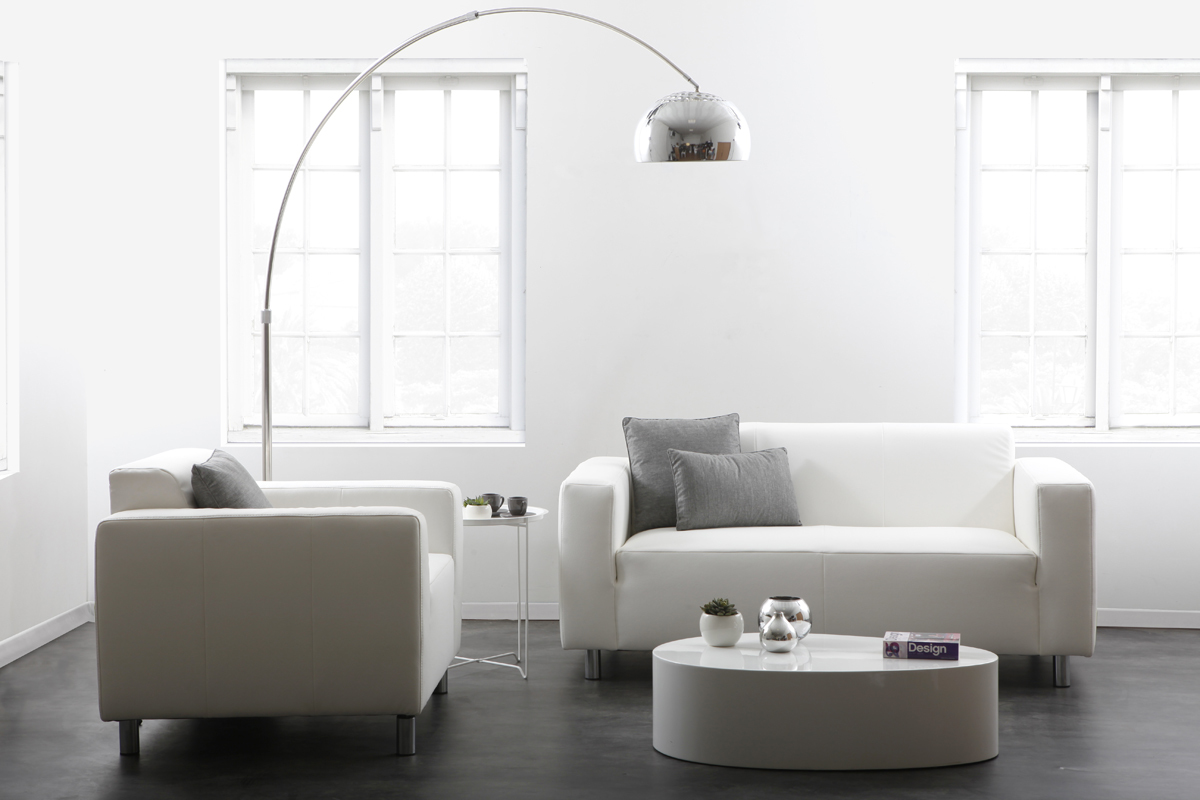 Fauteuil design blanc CAPRI