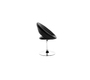 Fauteuil design noir ELVA