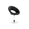 Fauteuil design noir ELVA