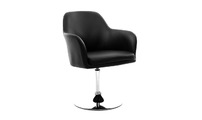 Fauteuil design noir TORY