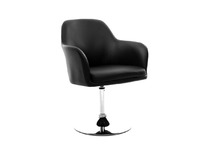Fauteuil design noir TORY