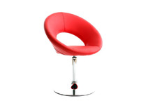 Fauteuil design rouge ELVA