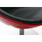 Fauteuil design rouge et noir RAYNI