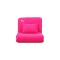 Fauteuil enfant convertible rose MARCHANDE
