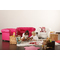 Fauteuil enfant framboise  -  BABY CHESTERFIELD