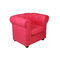 Fauteuil enfant framboise  -  BABY CHESTERFIELD