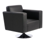 Fauteuil noir pivotant contemporain Boston