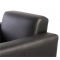 Fauteuil noir pivotant contemporain Boston