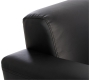 Fauteuil noir pivotant contemporain Boston