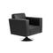 Fauteuil noir pivotant contemporain Boston