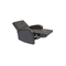 Fauteuil relax &eacute;lectrique noir  PERRY