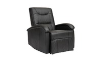Fauteuil relax &eacute;lectrique noir  PERRY