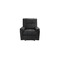 Fauteuil relax noir manuel Joey