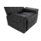 Fauteuil relax noir manuel Joey