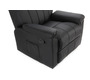 Fauteuil relax noir manuel Joey
